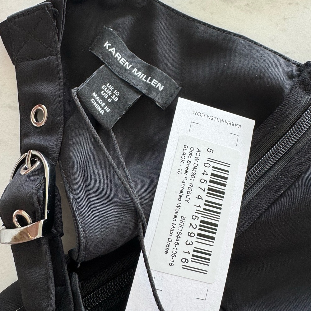 Karen Millen Black Backless Dress - Picture 3 of 3